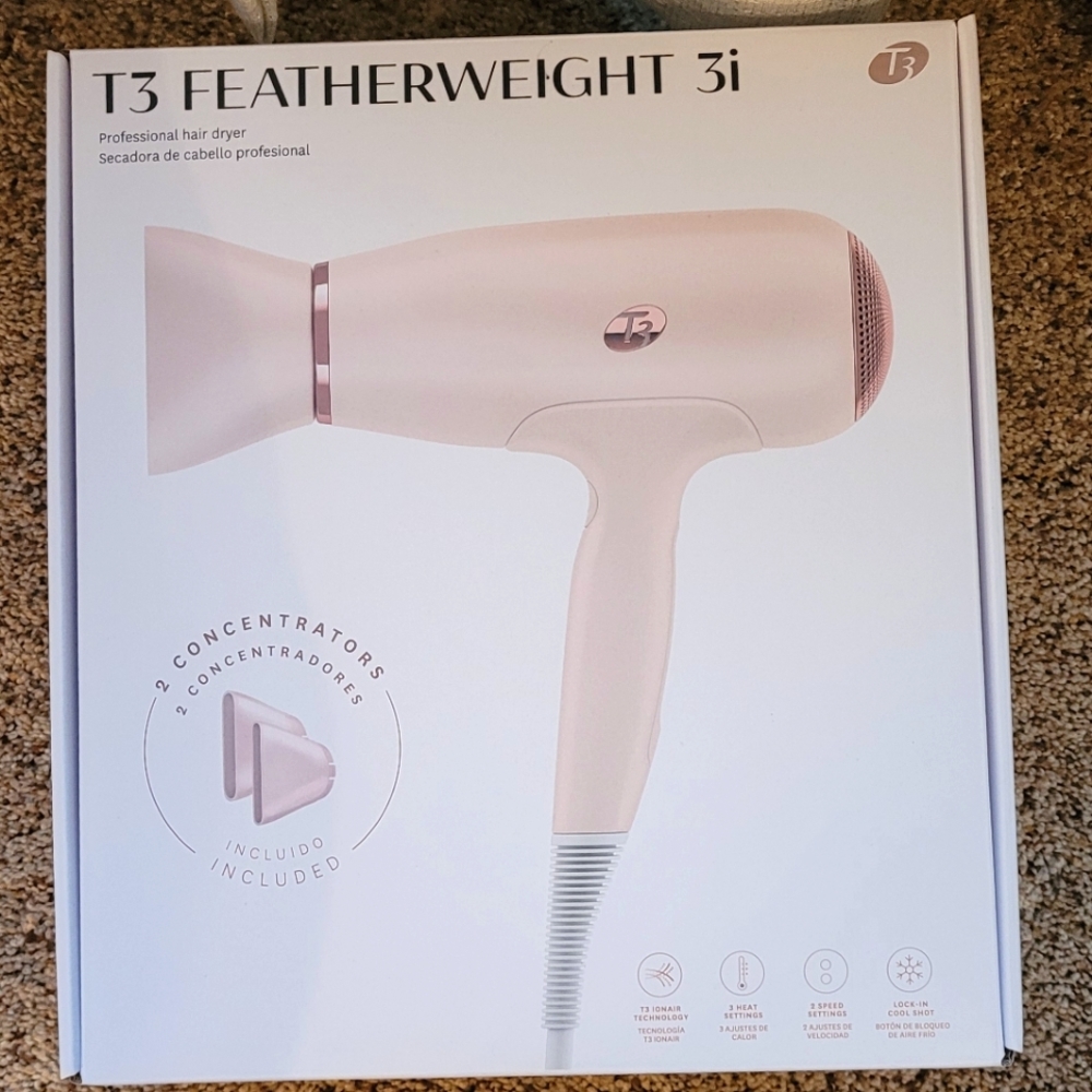 T3 Featherweight 3i Blowdryer Light Pink